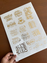 Mother’s sticker sheet